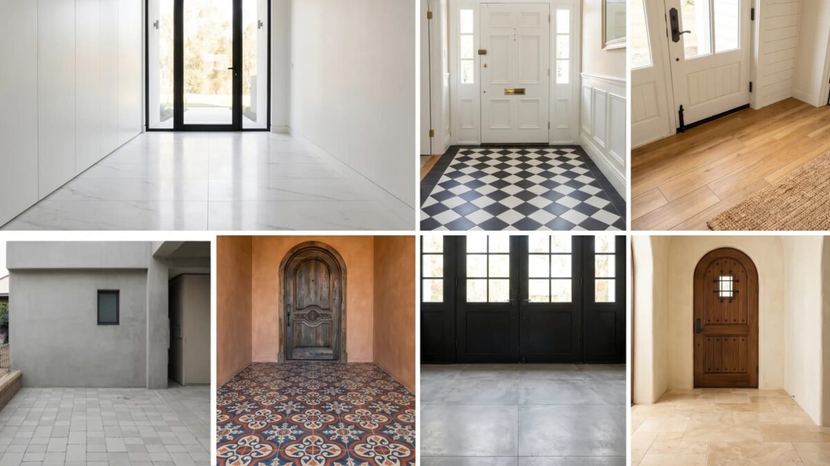 15 Tile Ideas for Your Entryway Floor - Opple House