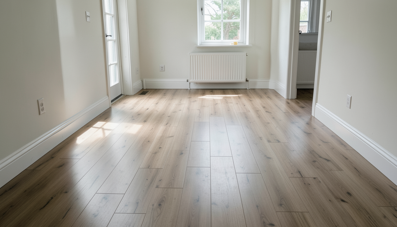 a room with smooth wooden sheet vinyl floor planks along hallway walls can you put vinyl flooring over tile