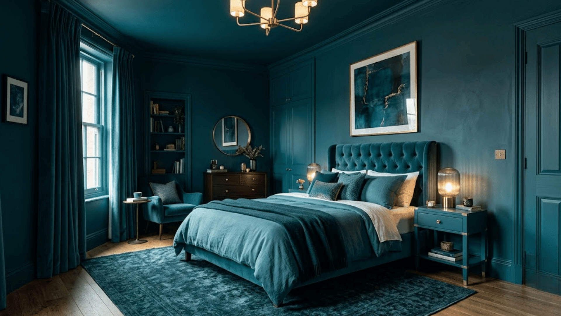 bold color texture showing modern master bedroom ideas for home decor