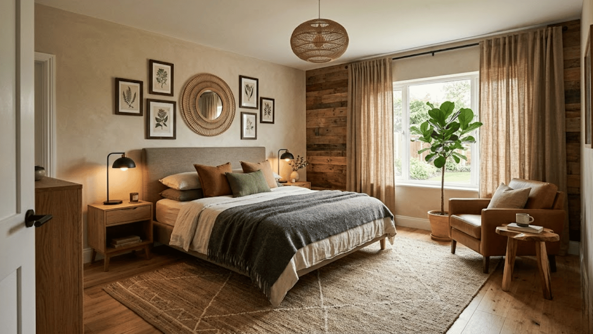 grounding neutrals texture showing modern master bedroom ideas for home decor
