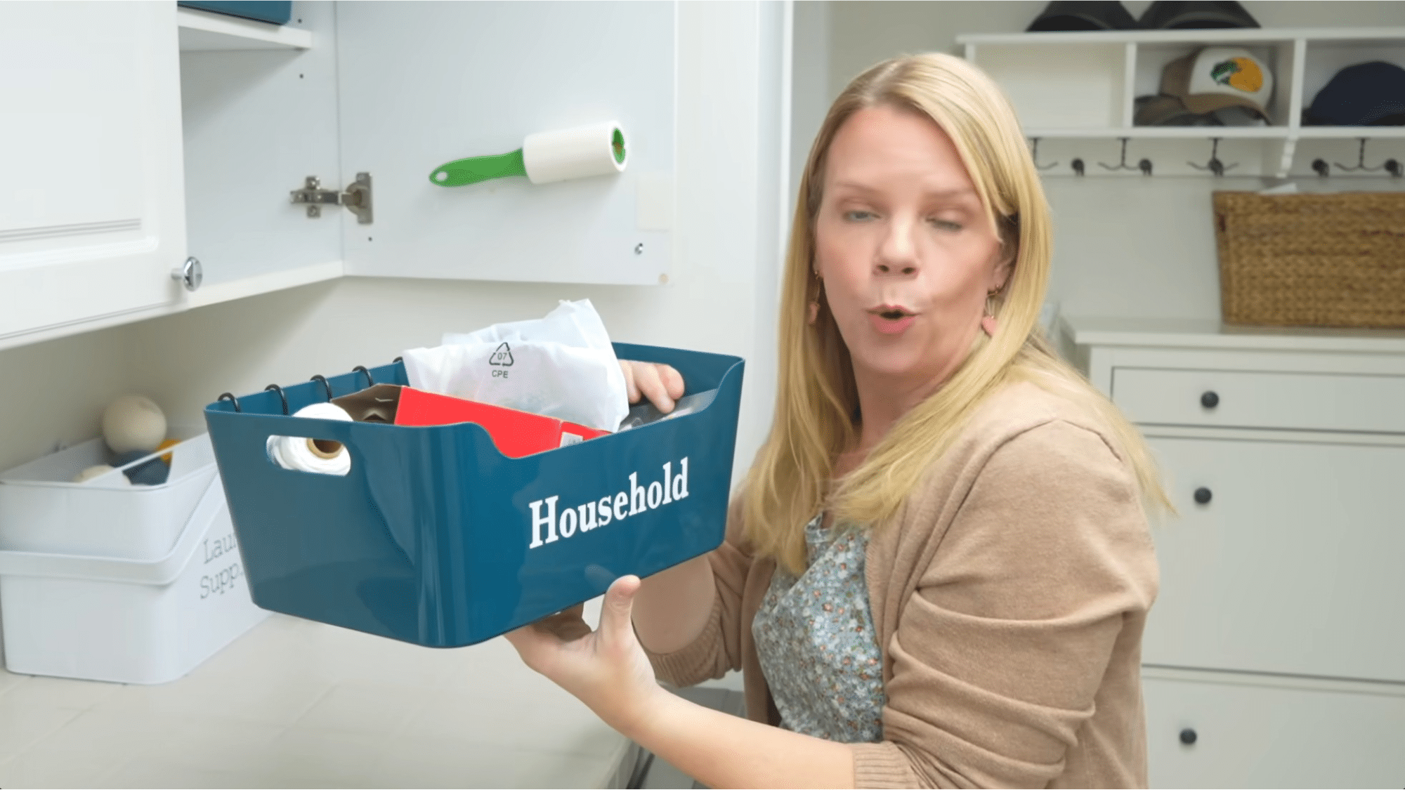 household supply bin keeps cleaning items together a simple and practical way for how to organize your home efficiently