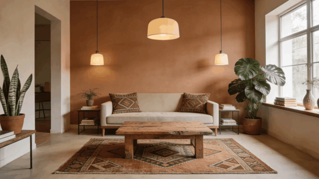 Why Interior Design Is Interesting: Mintpaldecor mintpaldecor why interior design is interesting cozy living room with sofa table rug plants and warm light