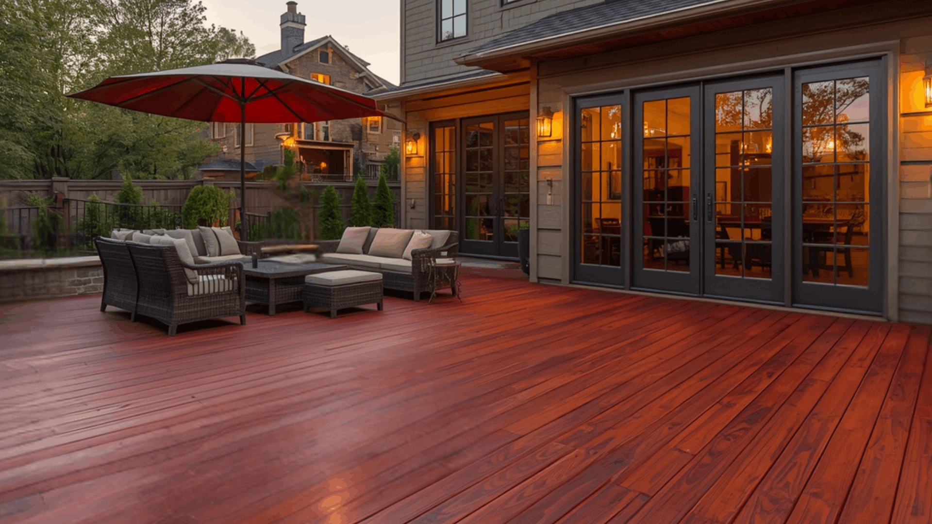 rich redwood shade deck with warm natural tones and elegant outdoor living space (1)
