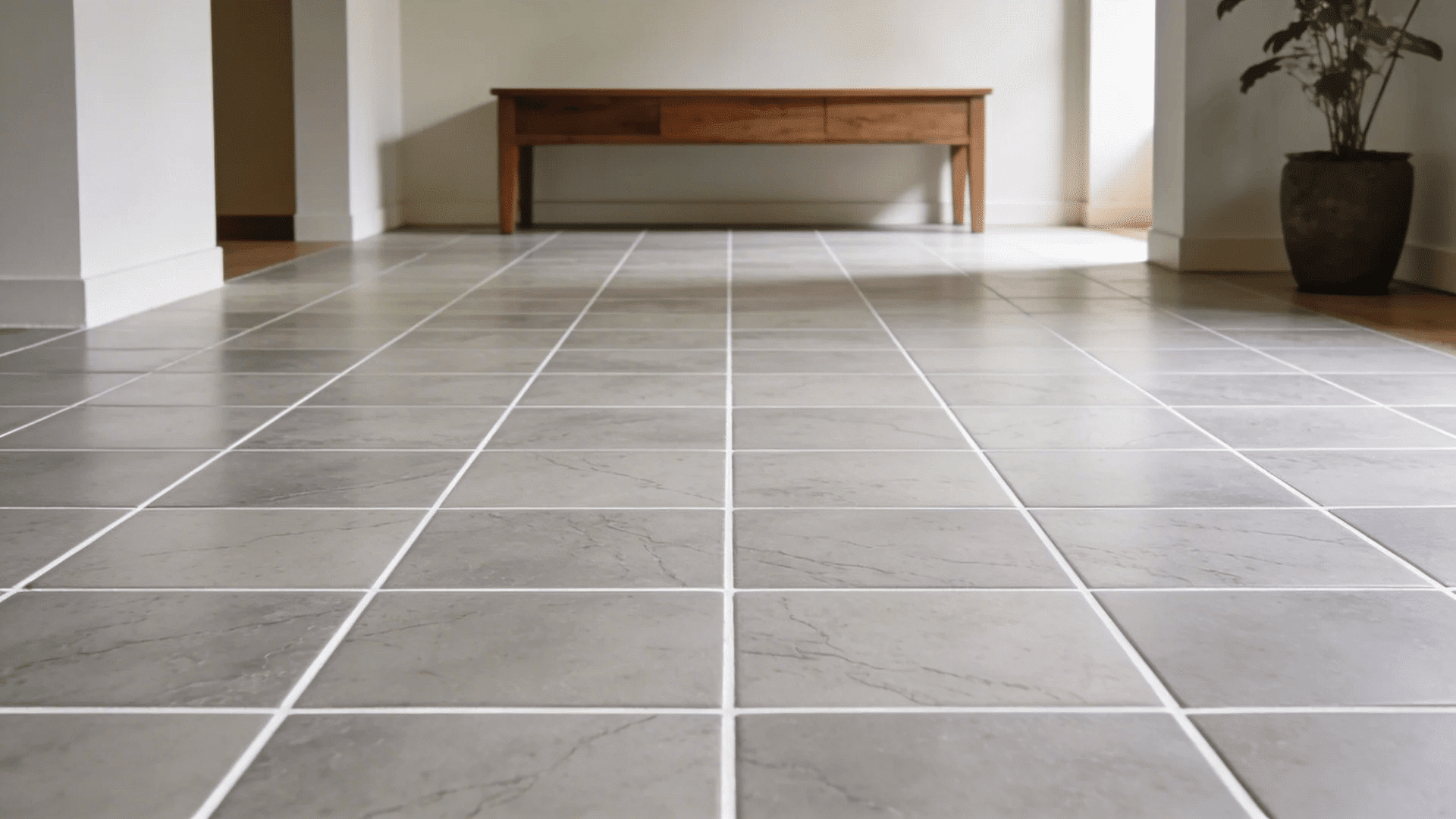 straight lay tile pattern with tiles aligned in grid creating clean simple and balanced surface look