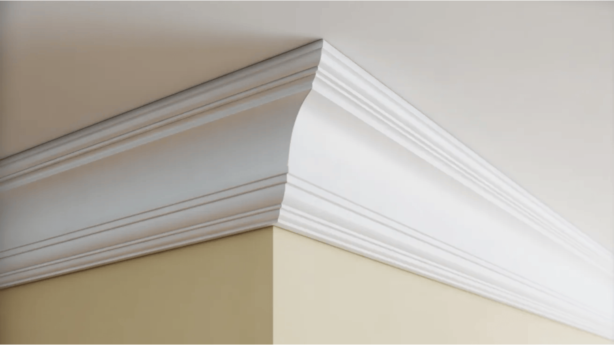 what is crown molding smooth white molding along the top corner of the room