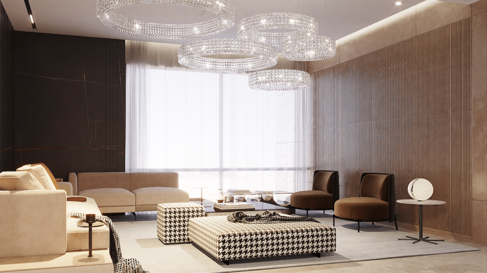 apartment living area showcasing creative decor ideas and comfortable furnishings throughout