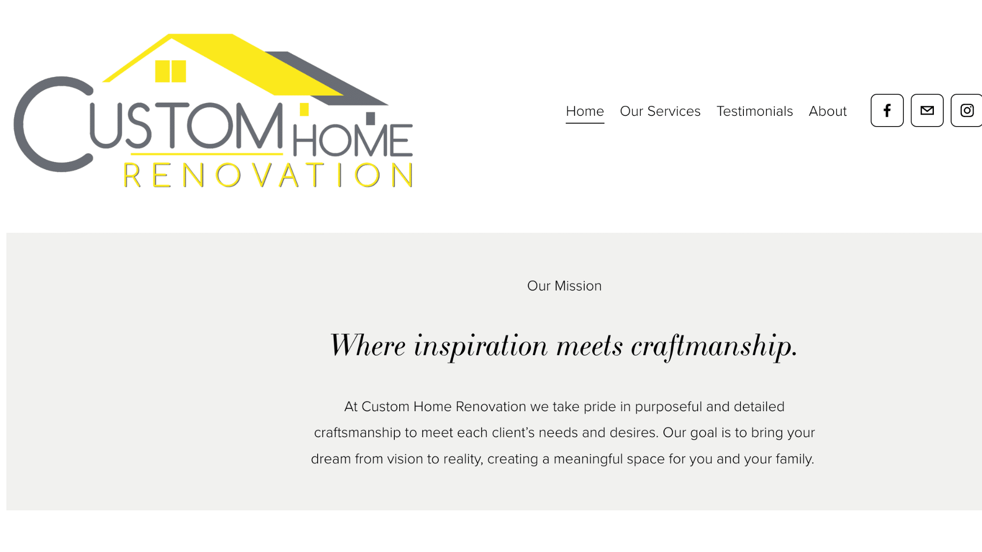 chr built custom home renovation design build service company mission craftsmanship home upgrade planning team