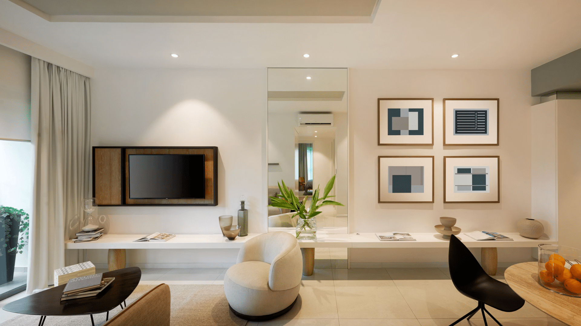 cozy apartment decor featuring soft furnishings wall art and practical storage solutions