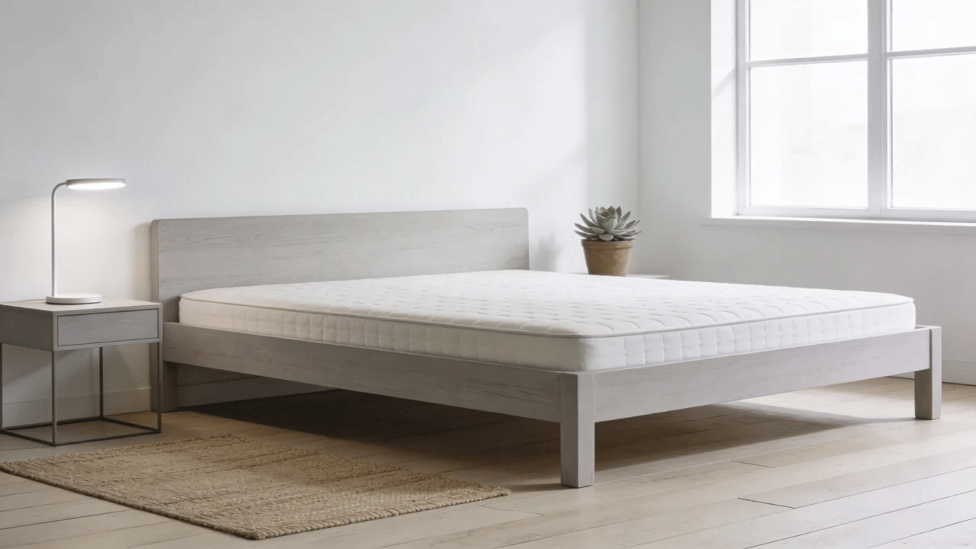 minimalist bedroom ideas with comfortable and cozy bed