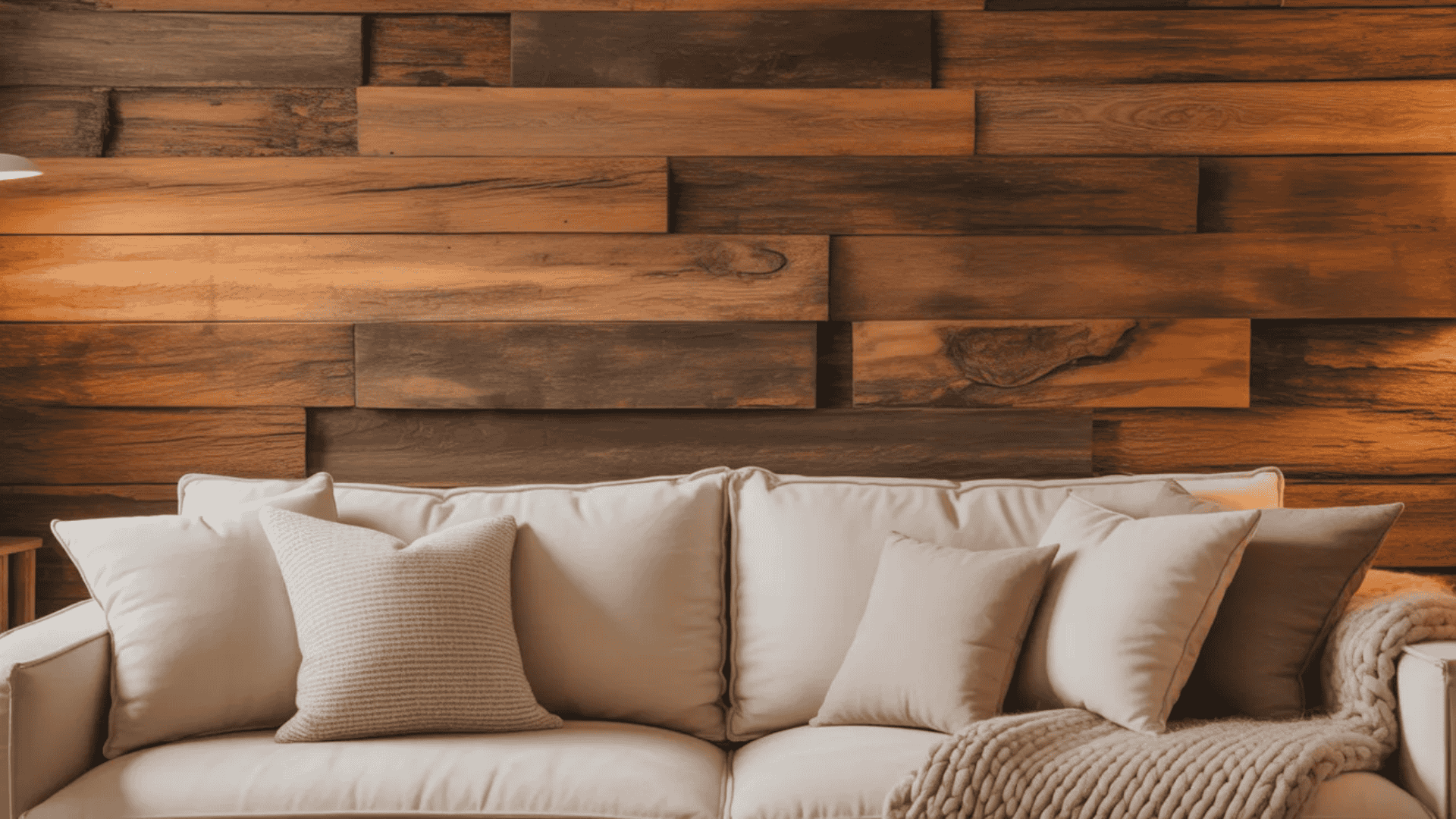 rustic living room wooden accent wall panels creating modern rustic living room texture