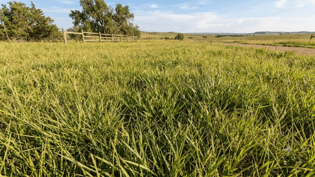 15 Types of Low-Maintenance Grass Varieties for Every Lawn warm season grass growing in a sunny lawn with dense green coverage suited for hot weather conditions (1)