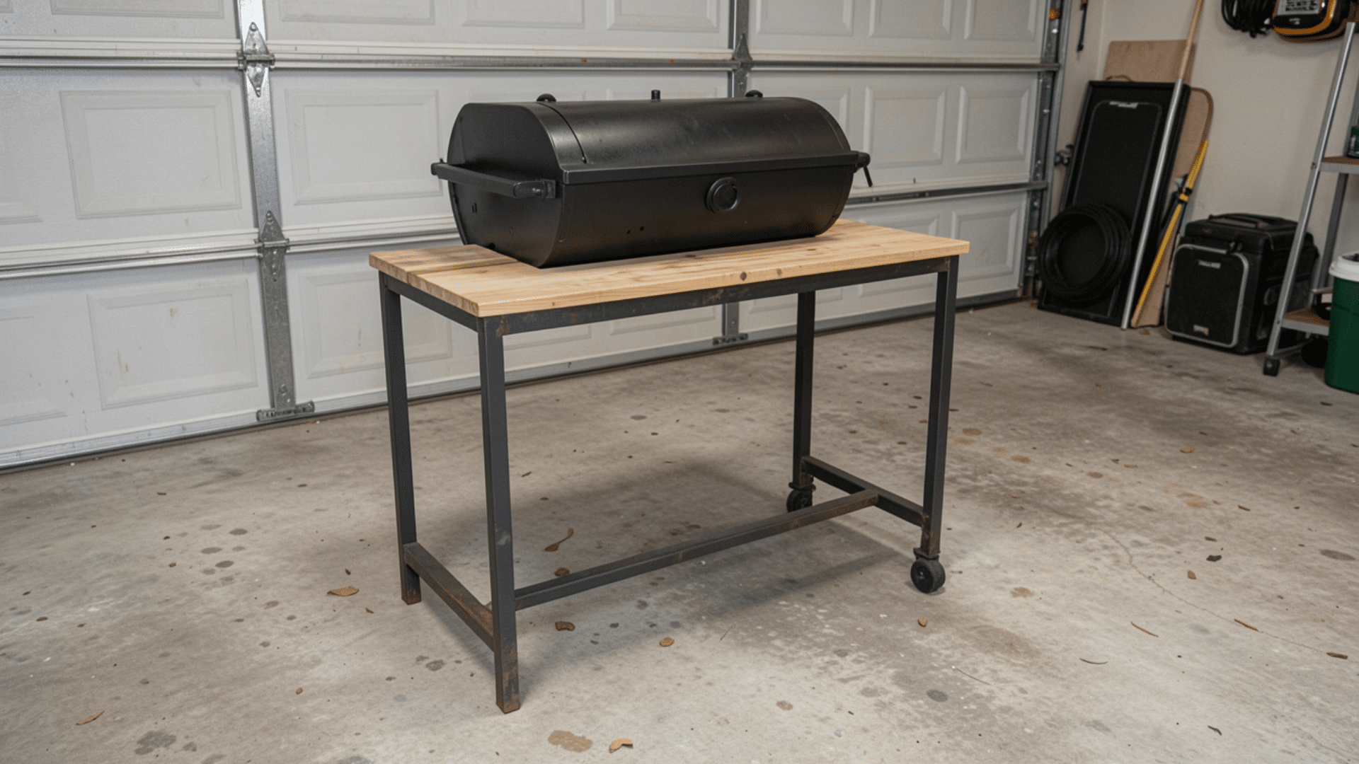 diy welding project with a custom welded trailer hitch accessory built for utility and durability