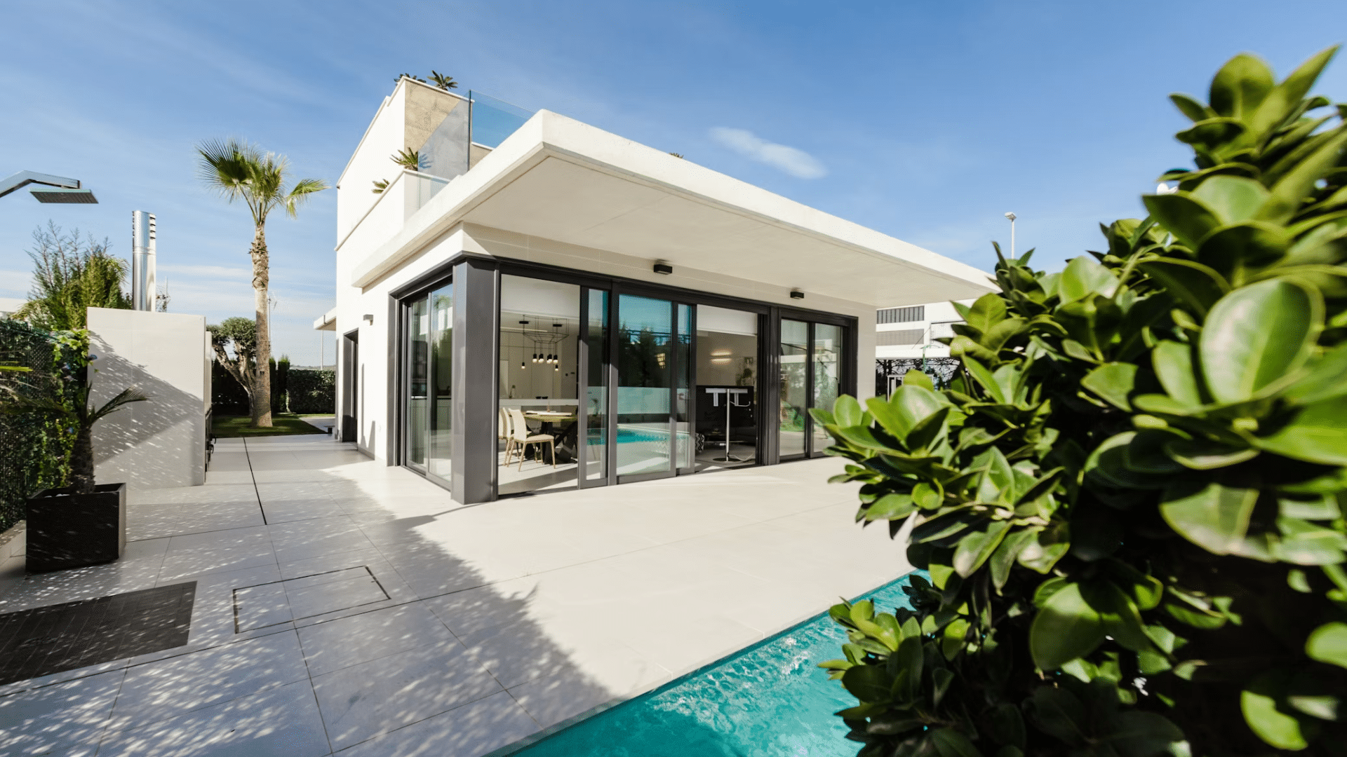 factory built modular home installed on a permanent foundation with modern exterior and practical family friendly design
