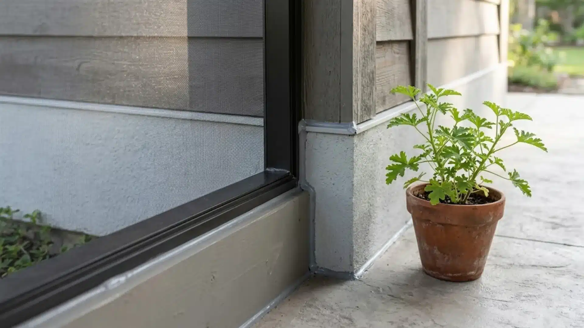 Sealing gaps and screen-friendly pest control on a screened porch