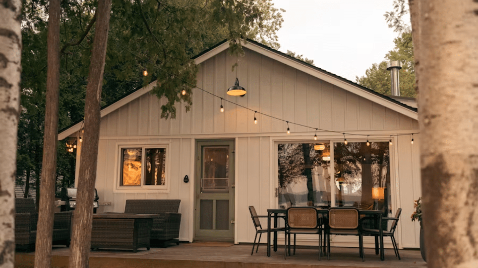 simple ranch style house with a wide front porch and clean rectangular layout designed for affordable residential construction
