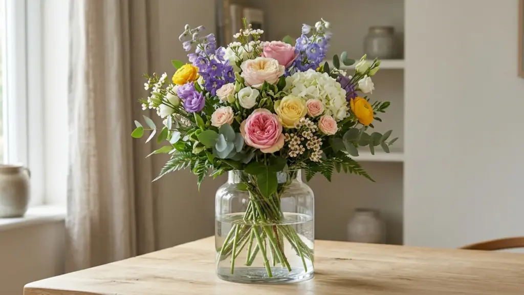 How to Make Flowers Last Longer: Simple Tips bouquet-fresh-flowers-vase-care