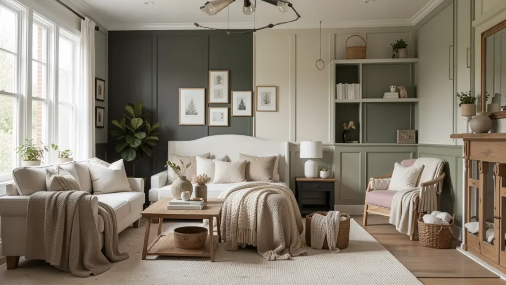 17 Creative Board and Batten Wall Ideas modern_classic_living_room_wall_battens